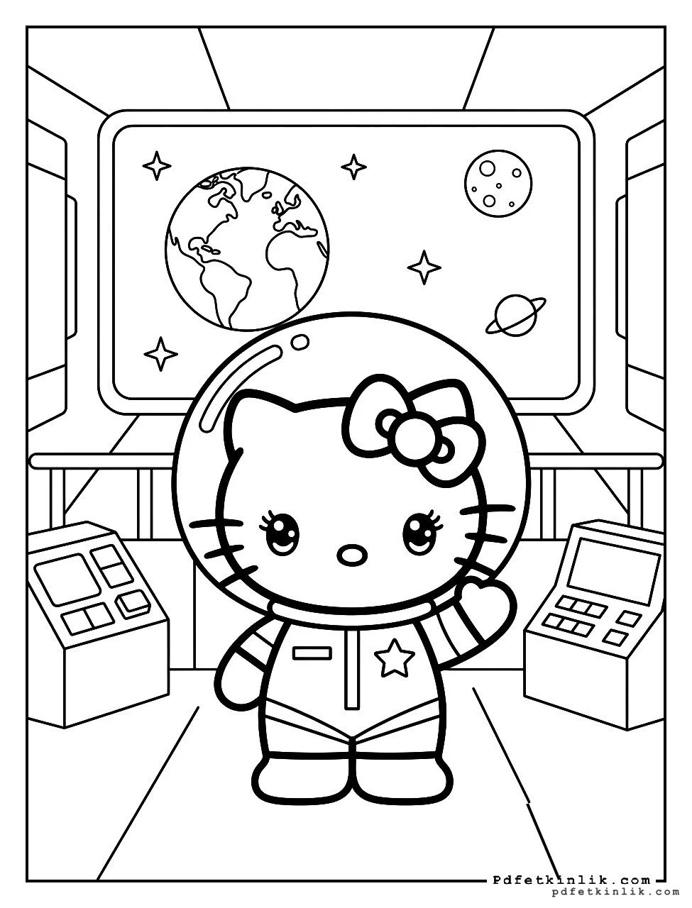 Hello Kitty Uzay İstasyonunda