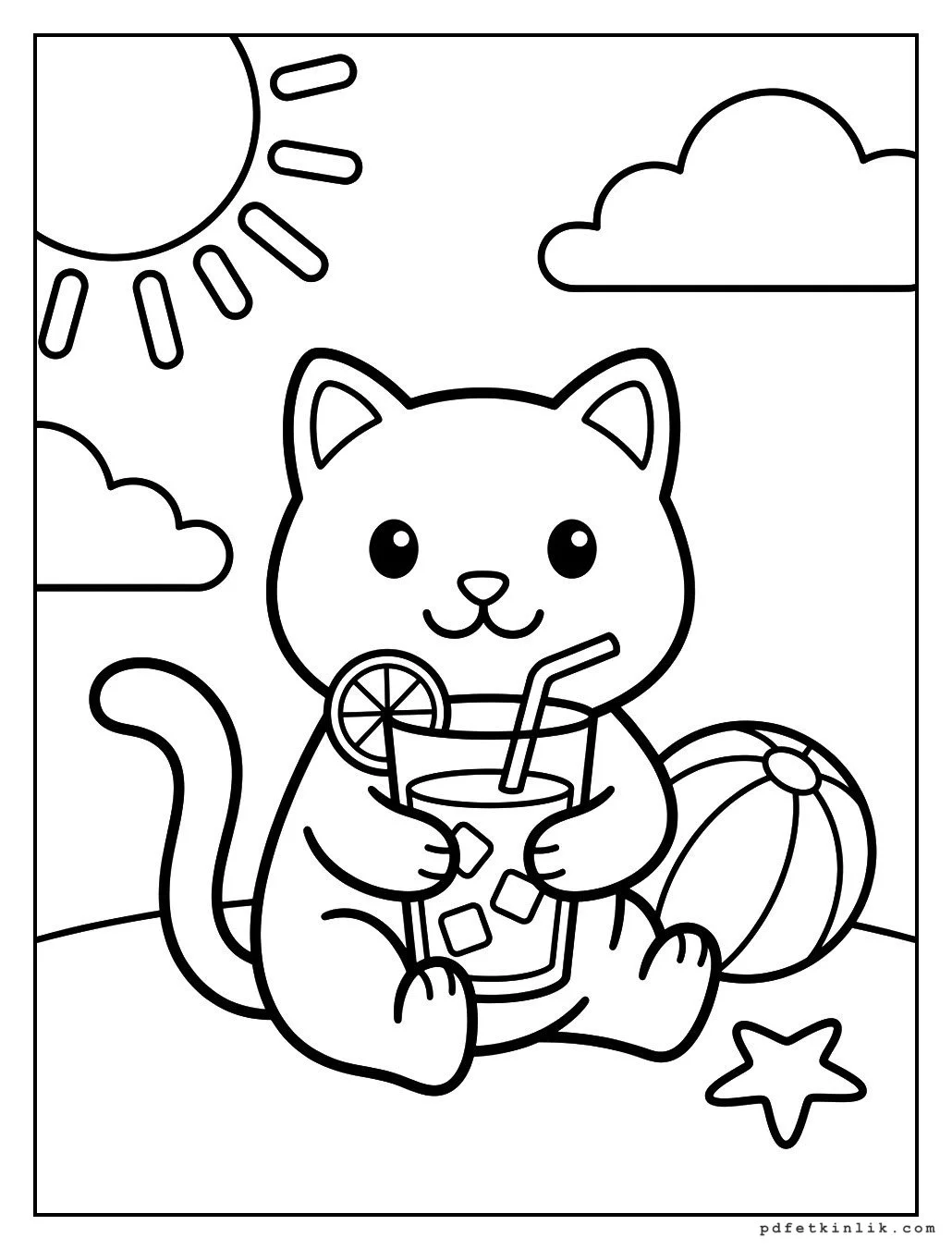 Kedi ve Tatlı İçeçeği