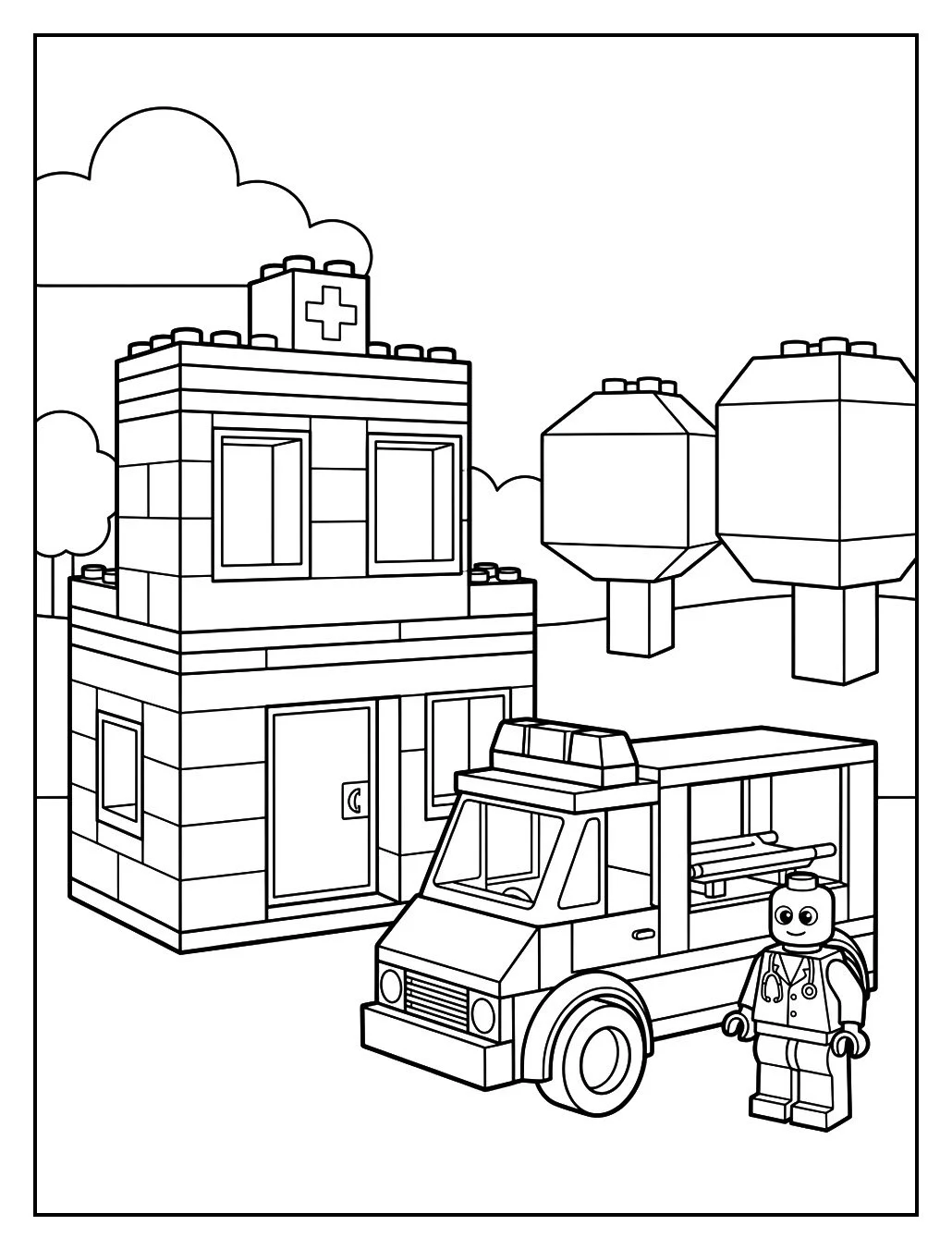 Lego Hastane ve Ambulans