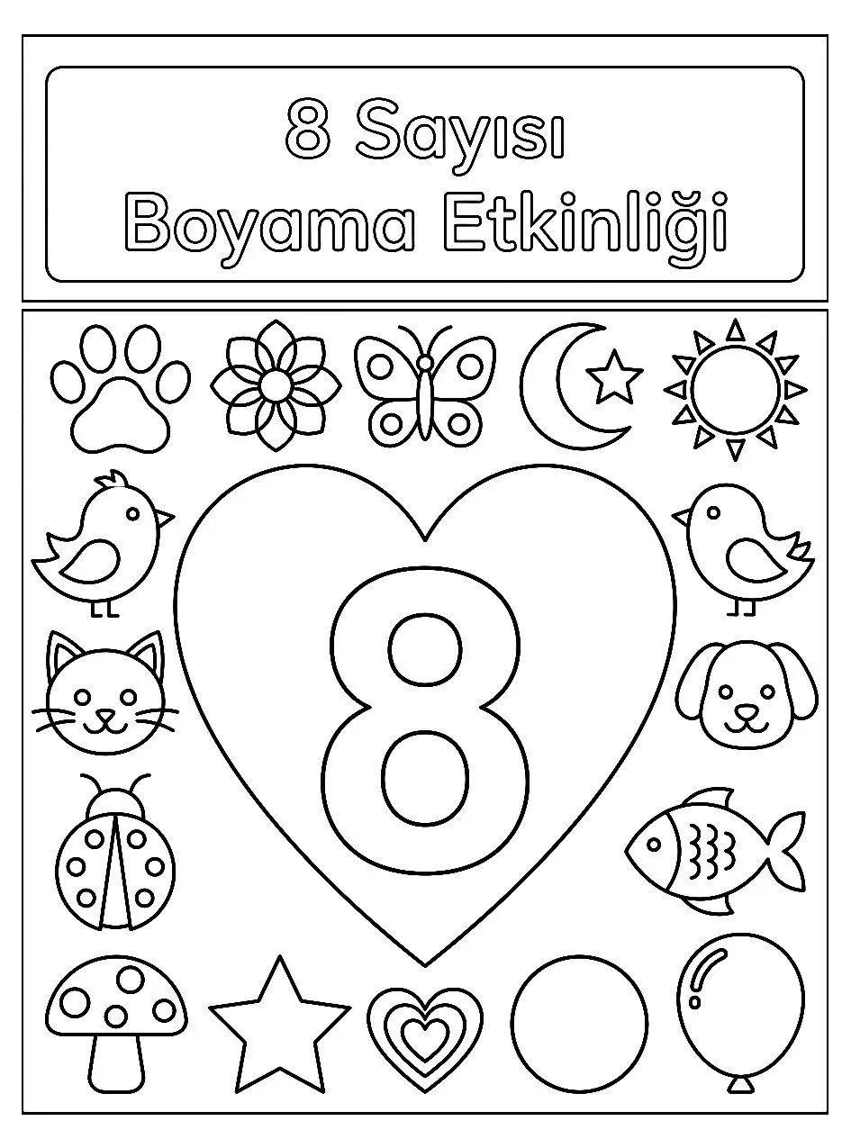 Sekiz 8 Sayısı
