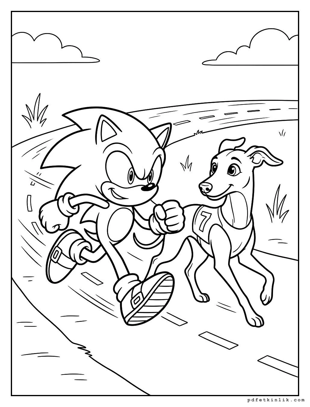 Sonic ve Greyhound Köpeği