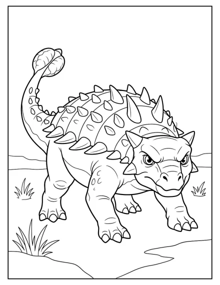 Zırhlı Ankylosaurus