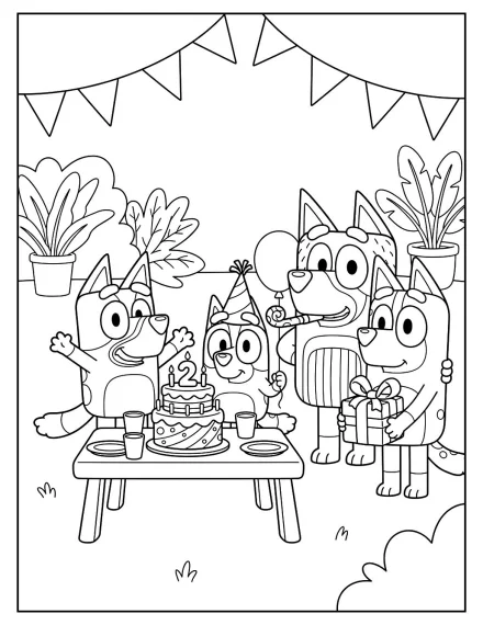 Bluey ile Bahçe Partisi
