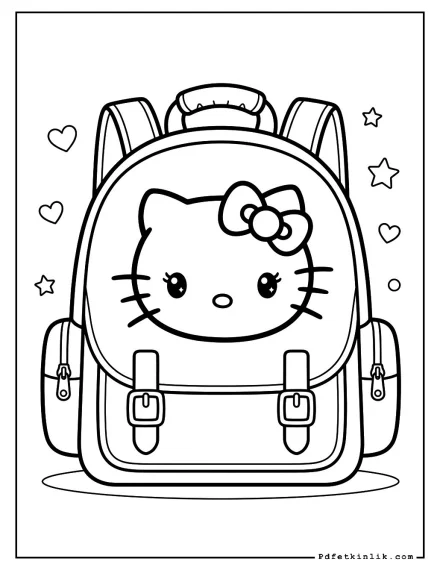 Hello Kitty Okul Çantası