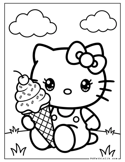 Hello Kitty Dondurma Keyfi