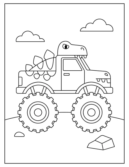 Canavar Kamyon Dinozor