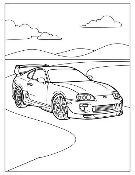 Toyota Supra Modifiyeli Spor