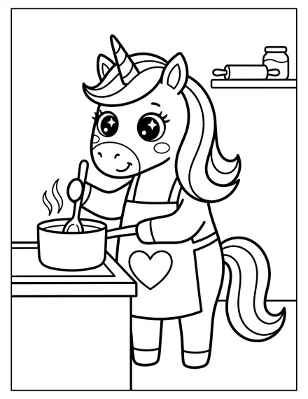 Yemek Yapan Unicorn