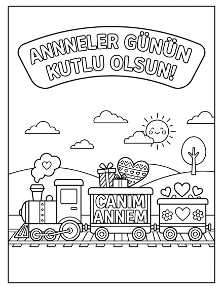 Anneler Günü İçin Sevgi Treni