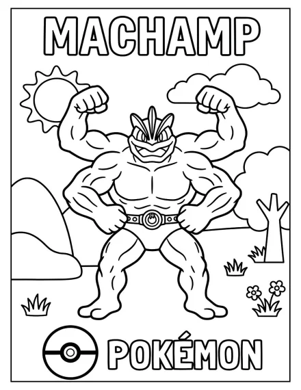 Machamp: Dört Kollu