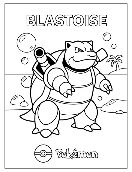 Blastoise: Dev Su Topu