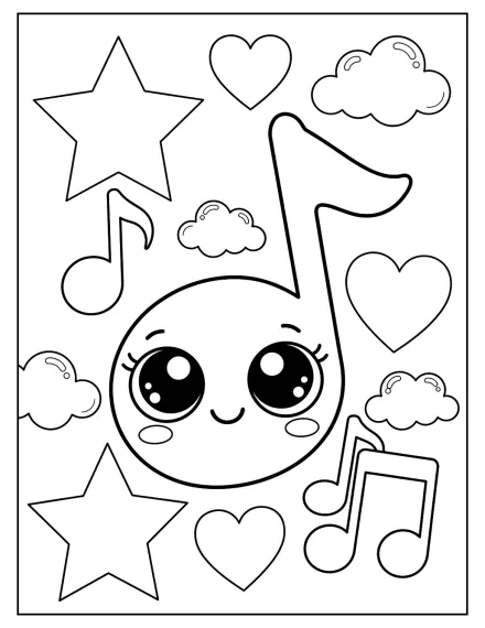 Kawaii Müzik Notaları