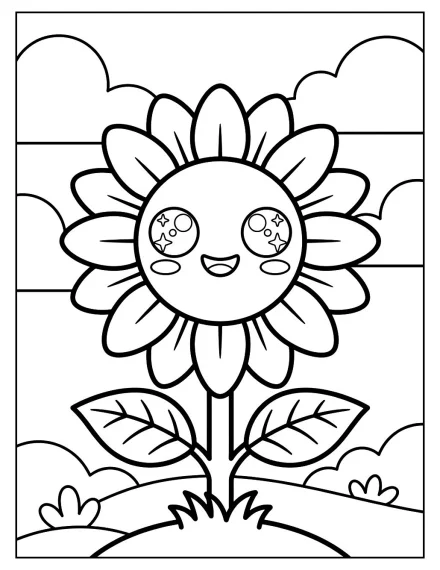 Kawaii Ayçiçeği