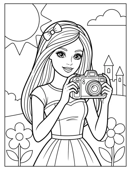 Barbie Fotoğraf Çekiyor
