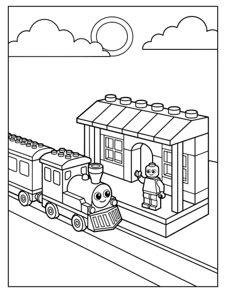 Lego Tren İstasyonu